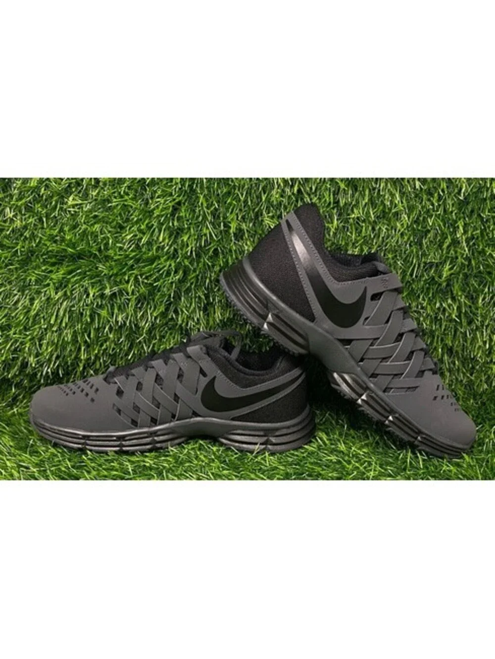 New Nike Lunar Fingertrap TR Men's 8 Anthracite Black 898066-010 Shoes NIB 2267